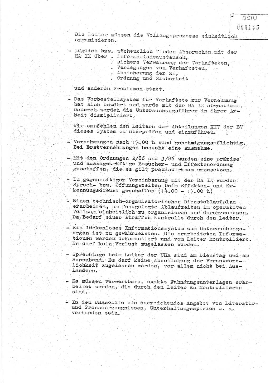 Protokoll zur zentralen Dienstkonferenz der Linie (Abteilung) ⅩⅣ des MfS [Ministerium für Staatssicherheit, Deutsche Demokratische Republik (DDR)] am 5.3./6.3.1986 in der Abteilung (Abt.) XIV des MfS Berlin, Abteilung XIV, Berlin 5.3./6.3.1986, Seite 3 (Prot. Di.-Konf. Abt. ⅩⅣ MfS DDR Bln. 1986, S. 3)