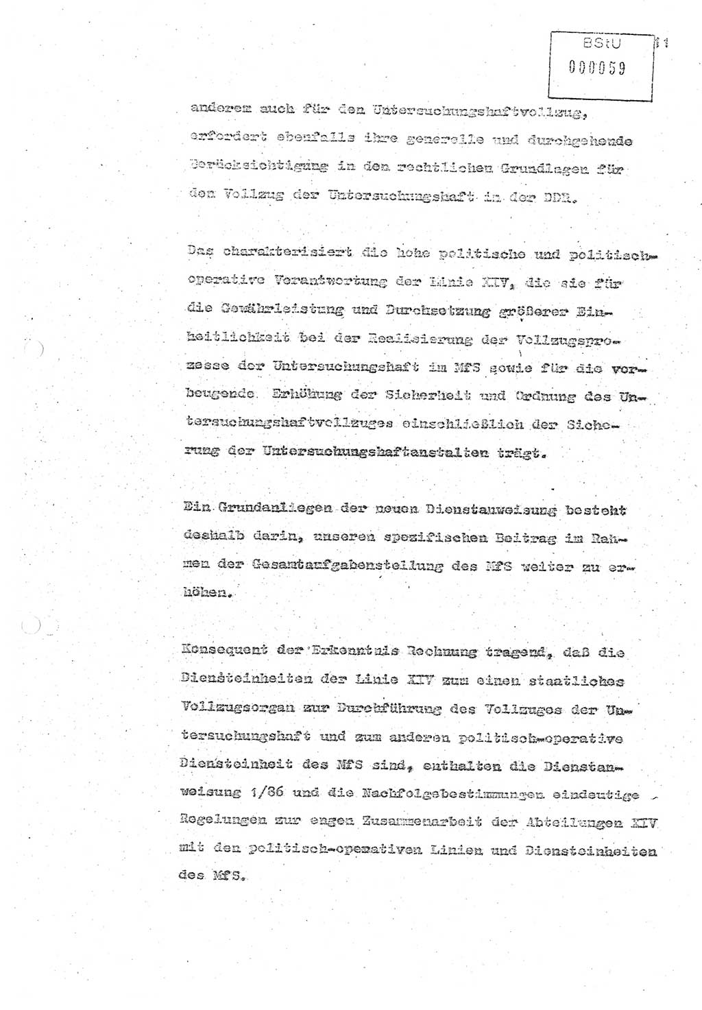 Referat (Oberst Siegfried Rataizick) zur Dienstkonferenz der Abteilung ⅩⅣ des MfS Berlin [Ministerium für Staatssicherheit, Deutsche Demokratische Republik (DDR)] Berlin-Hohenschönhausen vom 5.3.1986 bis 6.3.1986, Abteilung XIV, Berlin, 20.2.1986, Seite 11 (Ref. Di.-Konf. Abt. ⅩⅣ MfS DDR Bln. 1986, S. 11)