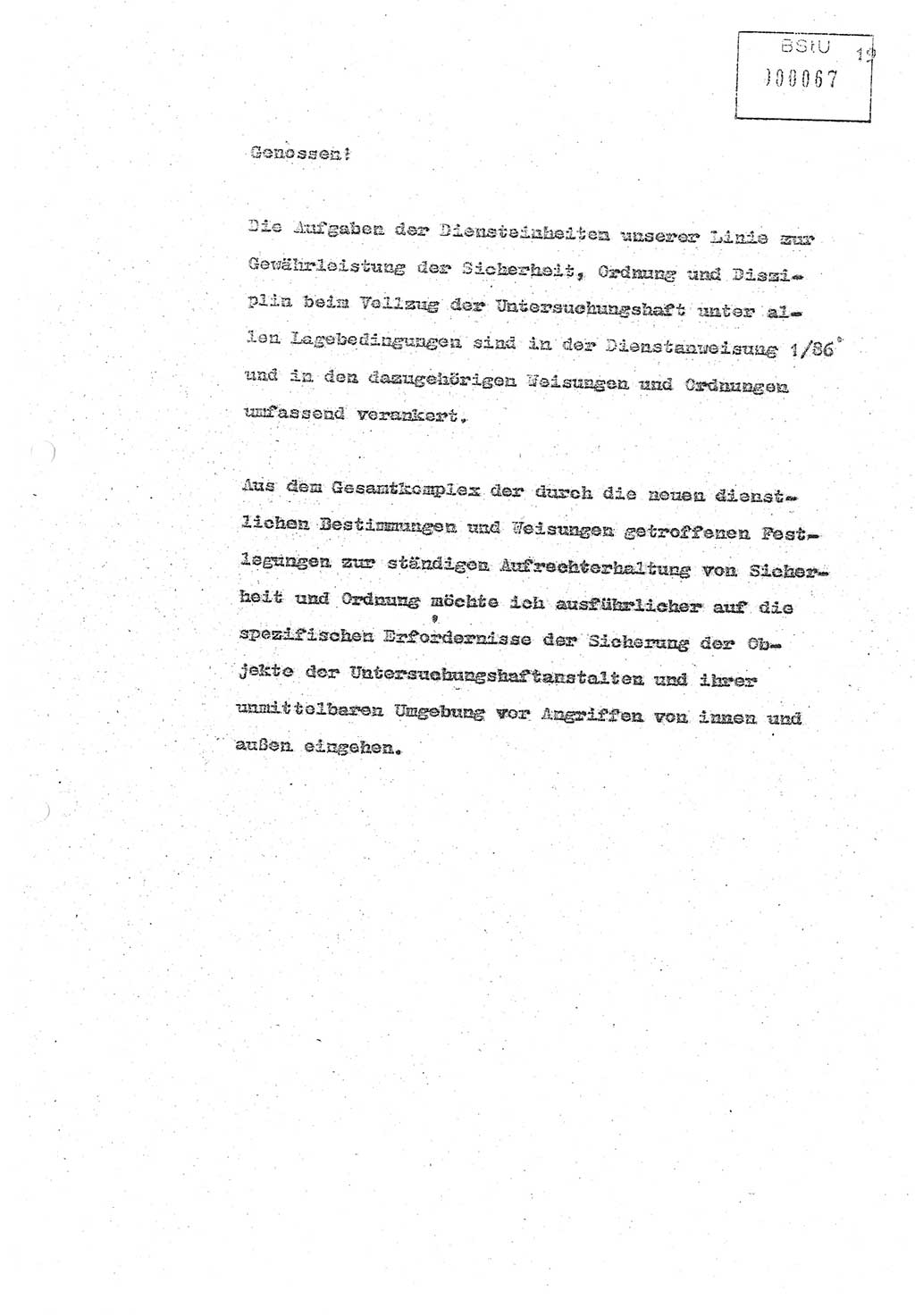 Referat (Oberst Siegfried Rataizick) zur Dienstkonferenz der Abteilung ⅩⅣ des MfS Berlin [Ministerium für Staatssicherheit, Deutsche Demokratische Republik (DDR)] Berlin-Hohenschönhausen vom 5.3.1986 bis 6.3.1986, Abteilung XIV, Berlin, 20.2.1986, Seite 19 (Ref. Di.-Konf. Abt. ⅩⅣ MfS DDR Bln. 1986, S. 19)