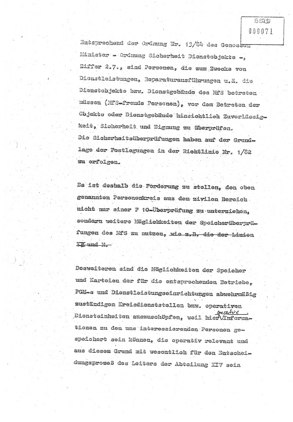 Referat (Oberst Siegfried Rataizick) zur Dienstkonferenz der Abteilung ⅩⅣ des MfS Berlin [Ministerium für Staatssicherheit, Deutsche Demokratische Republik (DDR)] Berlin-Hohenschönhausen vom 5.3.1986 bis 6.3.1986, Abteilung XIV, Berlin, 20.2.1986, Seite 23 (Ref. Di.-Konf. Abt. ⅩⅣ MfS DDR Bln. 1986, S. 23)