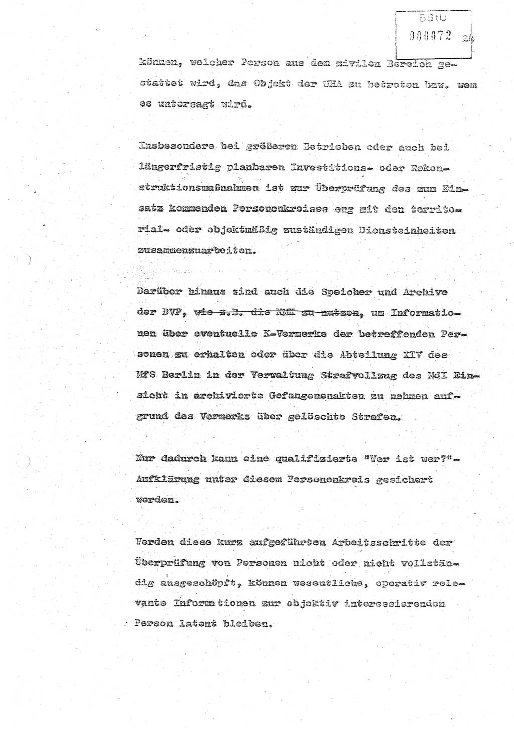 Referat (Oberst Siegfried Rataizick) zur Dienstkonferenz der Abteilung ⅩⅣ des MfS Berlin [Ministerium für Staatssicherheit, Deutsche Demokratische Republik (DDR)] Berlin-Hohenschönhausen vom 5.3.1986 bis 6.3.1986, Abteilung XIV, Berlin, 20.2.1986, Seite 24 (Ref. Di.-Konf. Abt. ⅩⅣ MfS DDR Bln. 1986, S. 24)