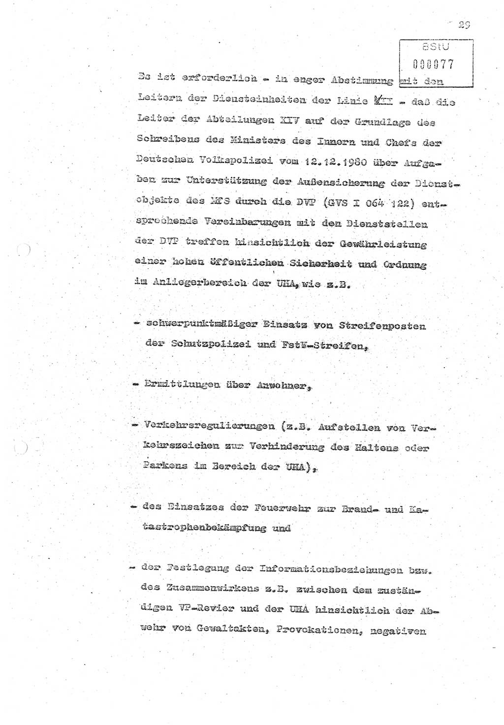 Referat (Oberst Siegfried Rataizick) zur Dienstkonferenz der Abteilung ⅩⅣ des MfS Berlin [Ministerium für Staatssicherheit, Deutsche Demokratische Republik (DDR)] Berlin-Hohenschönhausen vom 5.3.1986 bis 6.3.1986, Abteilung XIV, Berlin, 20.2.1986, Seite 29 (Ref. Di.-Konf. Abt. ⅩⅣ MfS DDR Bln. 1986, S. 29)