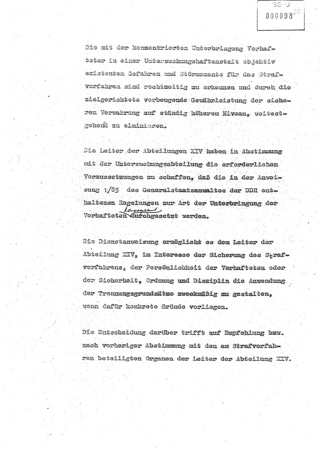 Referat (Oberst Siegfried Rataizick) zur Dienstkonferenz der Abteilung ⅩⅣ des MfS Berlin [Ministerium für Staatssicherheit, Deutsche Demokratische Republik (DDR)] Berlin-Hohenschönhausen vom 5.3.1986 bis 6.3.1986, Abteilung XIV, Berlin, 20.2.1986, Seite 50 (Ref. Di.-Konf. Abt. ⅩⅣ MfS DDR Bln. 1986, S. 50)