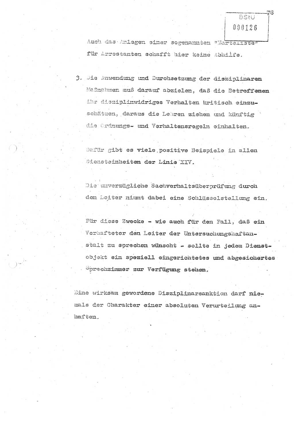 Referat (Oberst Siegfried Rataizick) zur Dienstkonferenz der Abteilung ⅩⅣ des MfS Berlin [Ministerium für Staatssicherheit, Deutsche Demokratische Republik (DDR)] Berlin-Hohenschönhausen vom 5.3.1986 bis 6.3.1986, Abteilung XIV, Berlin, 20.2.1986, Seite 78 (Ref. Di.-Konf. Abt. ⅩⅣ MfS DDR Bln. 1986, S. 78)