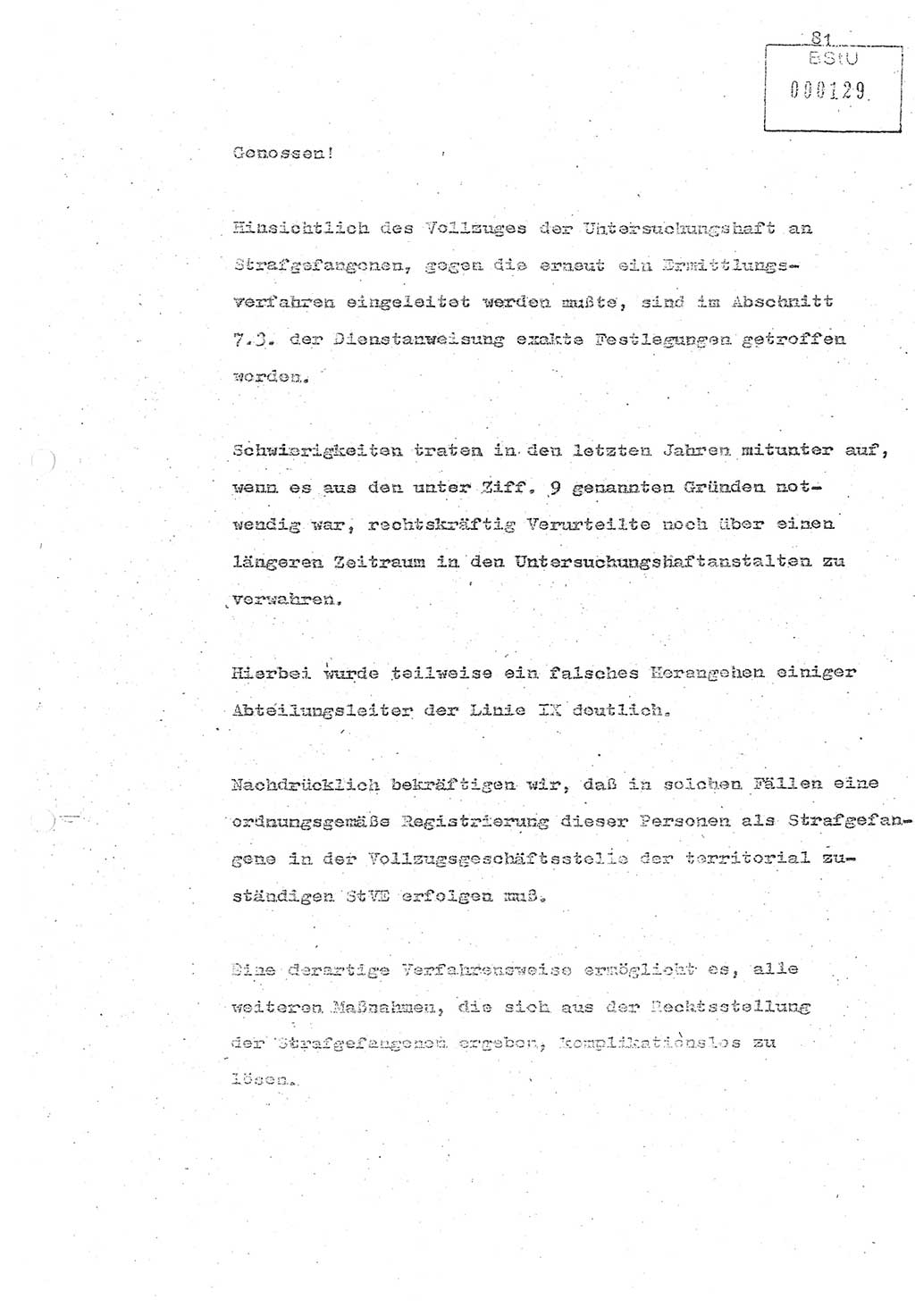 Referat (Oberst Siegfried Rataizick) zur Dienstkonferenz der Abteilung ⅩⅣ des MfS Berlin [Ministerium für Staatssicherheit, Deutsche Demokratische Republik (DDR)] Berlin-Hohenschönhausen vom 5.3.1986 bis 6.3.1986, Abteilung XIV, Berlin, 20.2.1986, Seite 81 (Ref. Di.-Konf. Abt. ⅩⅣ MfS DDR Bln. 1986, S. 81)