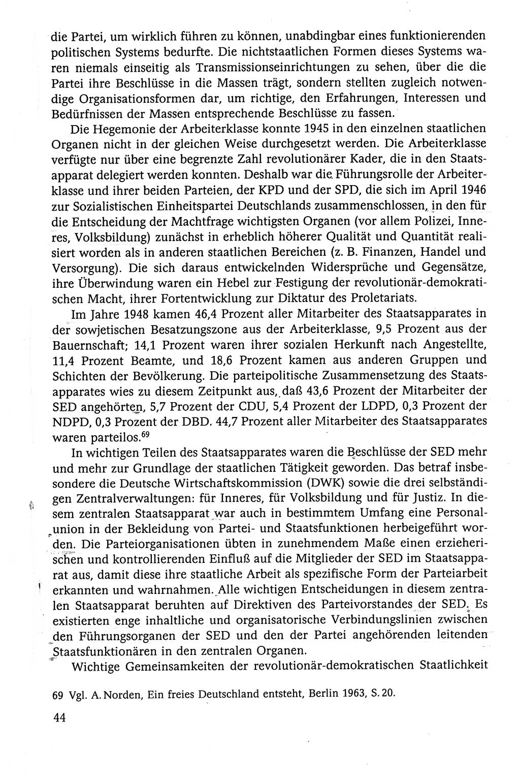 Der Staat im politischen System der DDR (Deutsche Demokratische Republik) 1986, Seite 44 (St. pol. Sys. DDR 1986, S. 44)