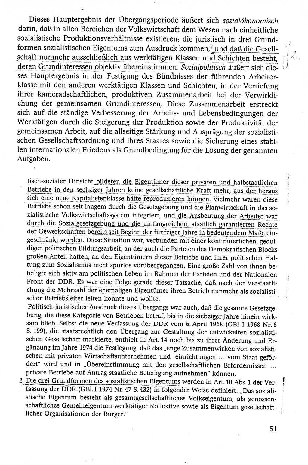 Der Staat im politischen System der DDR (Deutsche Demokratische Republik) 1986, Seite 51 (St. pol. Sys. DDR 1986, S. 51)