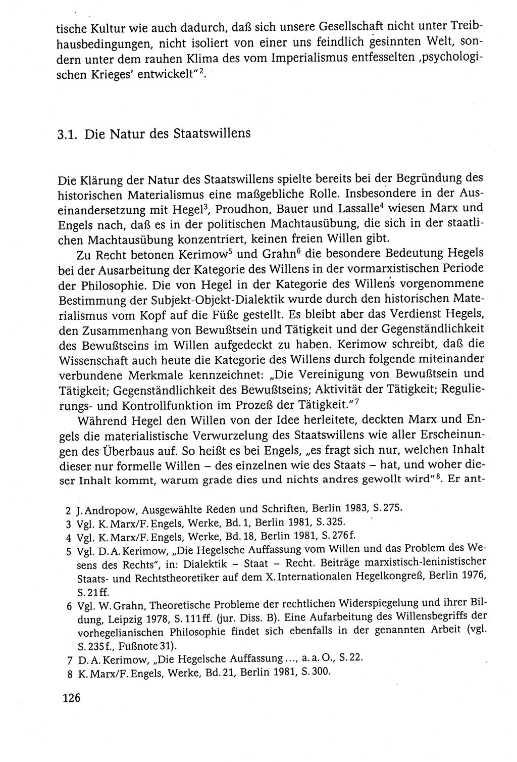 Der Staat im politischen System der DDR (Deutsche Demokratische Republik) 1986, Seite 126 (St. pol. Sys. DDR 1986, S. 126)