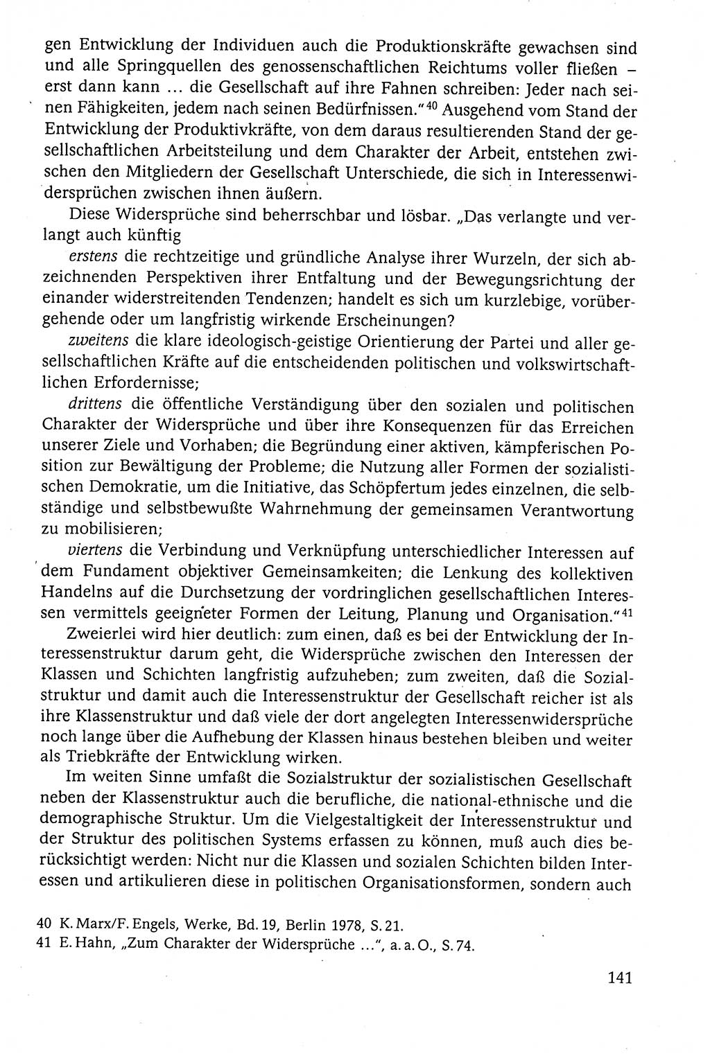 Der Staat im politischen System der DDR (Deutsche Demokratische Republik) 1986, Seite 141 (St. pol. Sys. DDR 1986, S. 141)