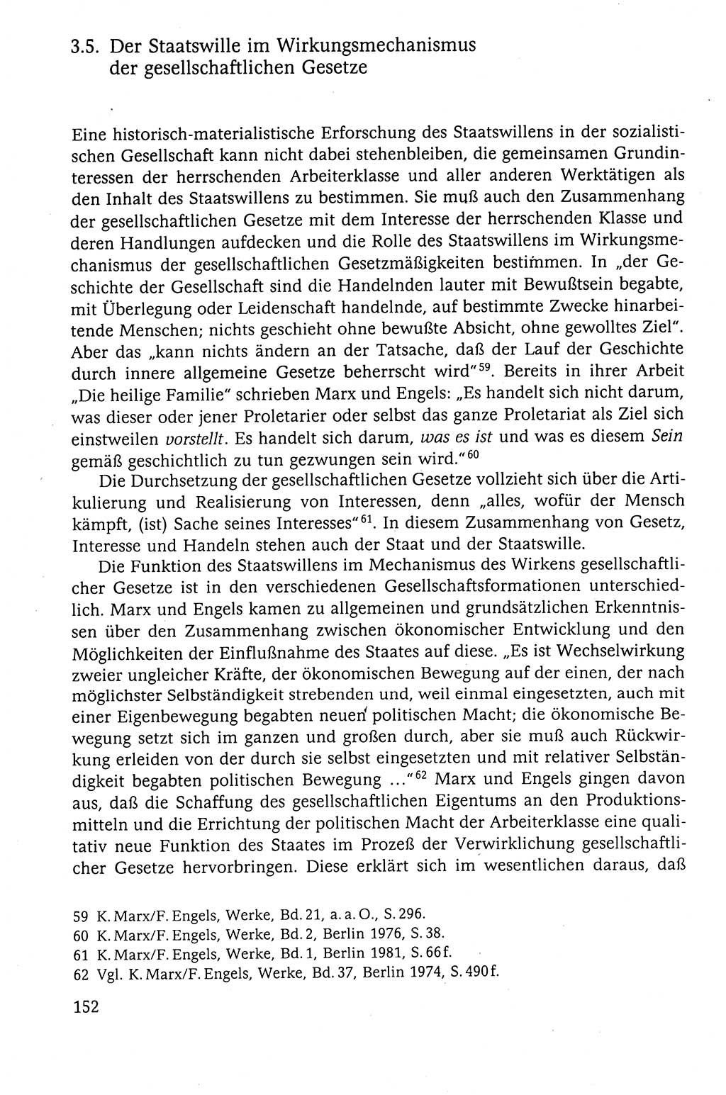 Der Staat im politischen System der DDR (Deutsche Demokratische Republik) 1986, Seite 152 (St. pol. Sys. DDR 1986, S. 152)