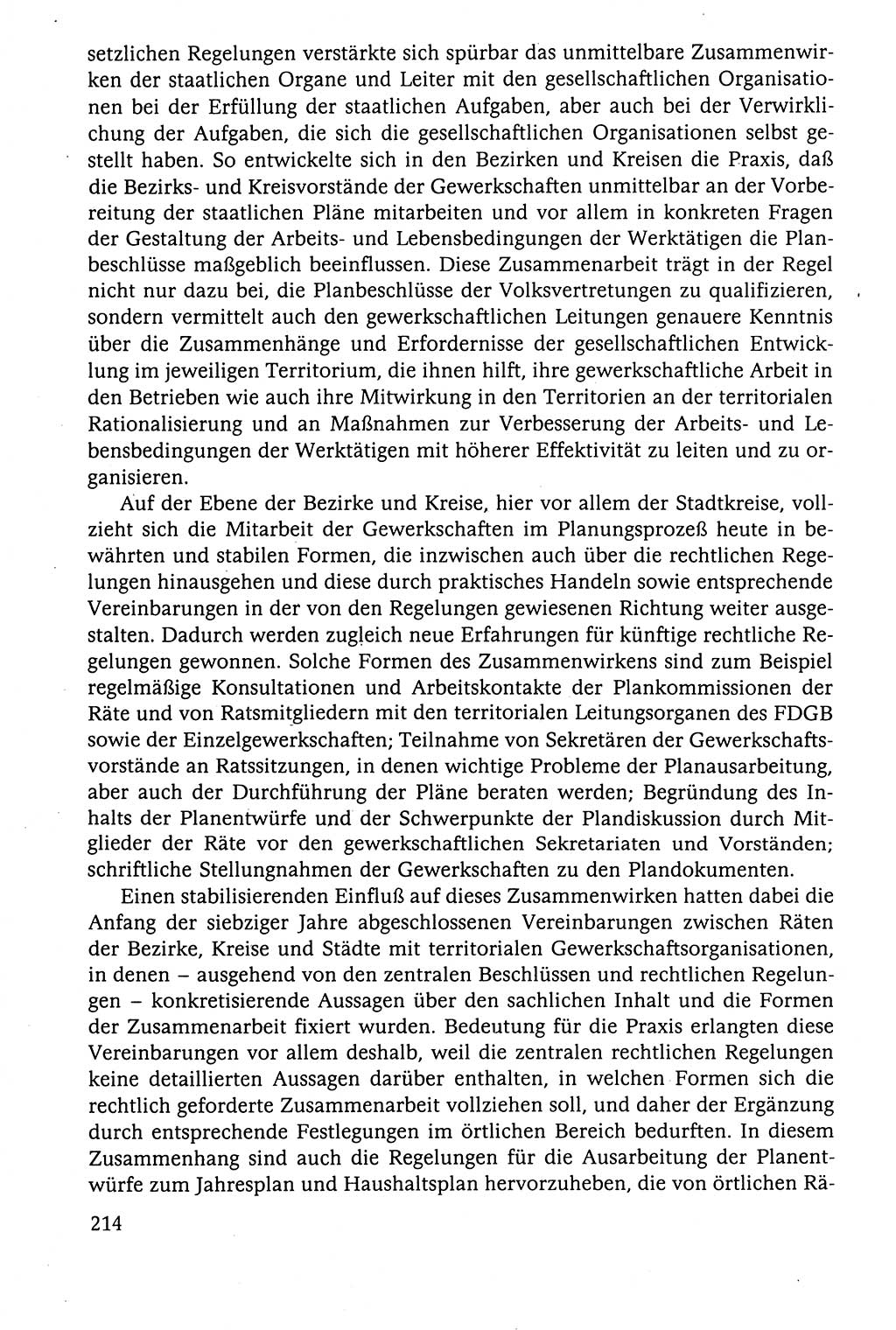 Der Staat im politischen System der DDR (Deutsche Demokratische Republik) 1986, Seite 214 (St. pol. Sys. DDR 1986, S. 214)
