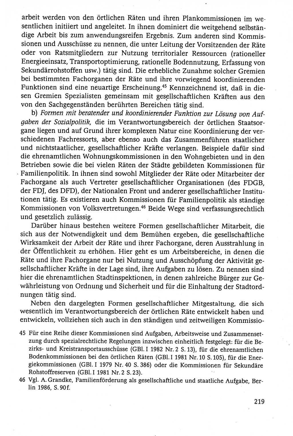 Der Staat im politischen System der DDR (Deutsche Demokratische Republik) 1986, Seite 219 (St. pol. Sys. DDR 1986, S. 219)