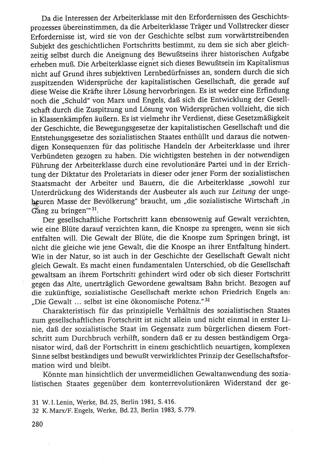 Der Staat im politischen System der DDR (Deutsche Demokratische Republik) 1986, Seite 280 (St. pol. Sys. DDR 1986, S. 280)