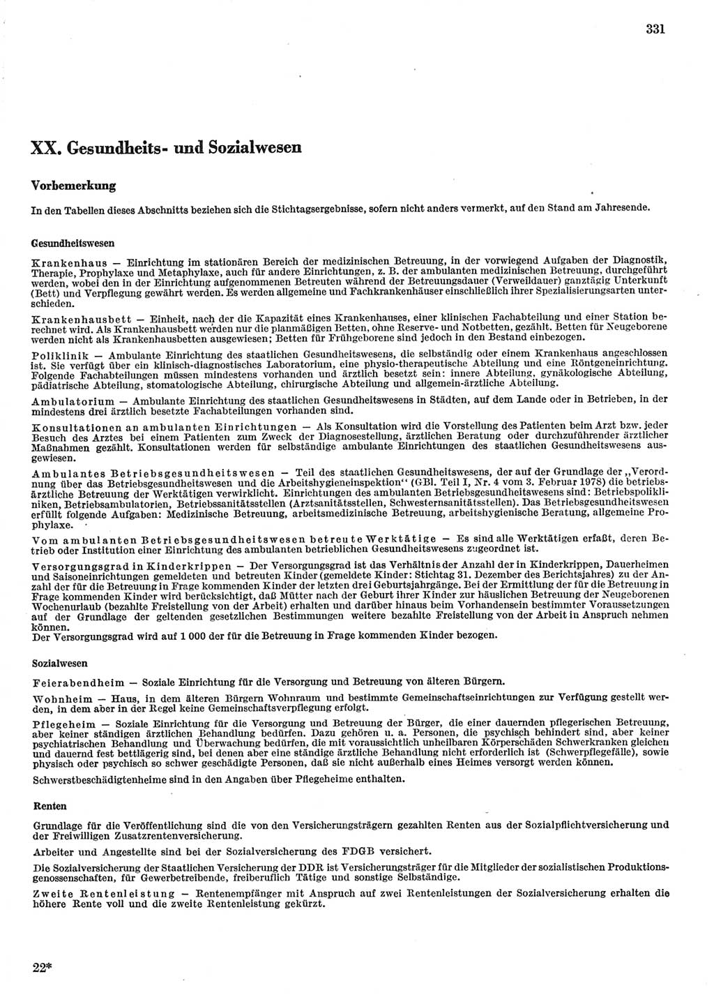 Statistisches Jahrbuch der Deutschen Demokratischen Republik (DDR) 1986, Seite 331 (Stat. Jb. DDR 1986, S. 331)