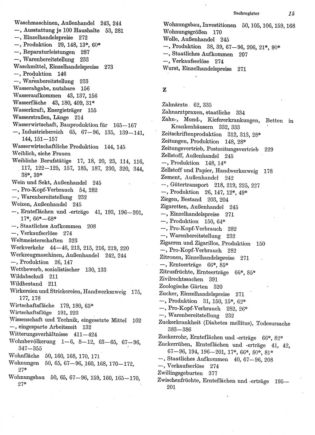 Statistisches Jahrbuch der Deutschen Demokratischen Republik (DDR) 1986, Seite 15 (Stat. Jb. DDR 1986, S. 15)