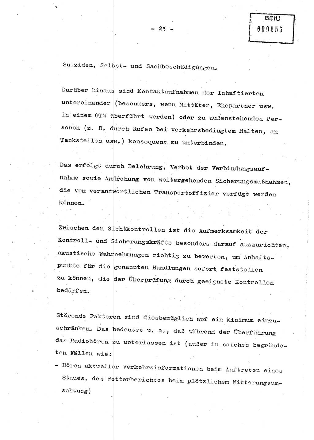 Schulungsmaterial Exemplar-Nr.: 7, Ministerium für Staatssicherheit [Deutsche Demokratische Republik (DDR)], Abteilung (Abt.) ⅩⅣ, Berlin 1986, Seite 25 (Sch.-Mat. Expl. 7 MfS DDR Abt. ⅩⅣ /86 1986, S. 25)