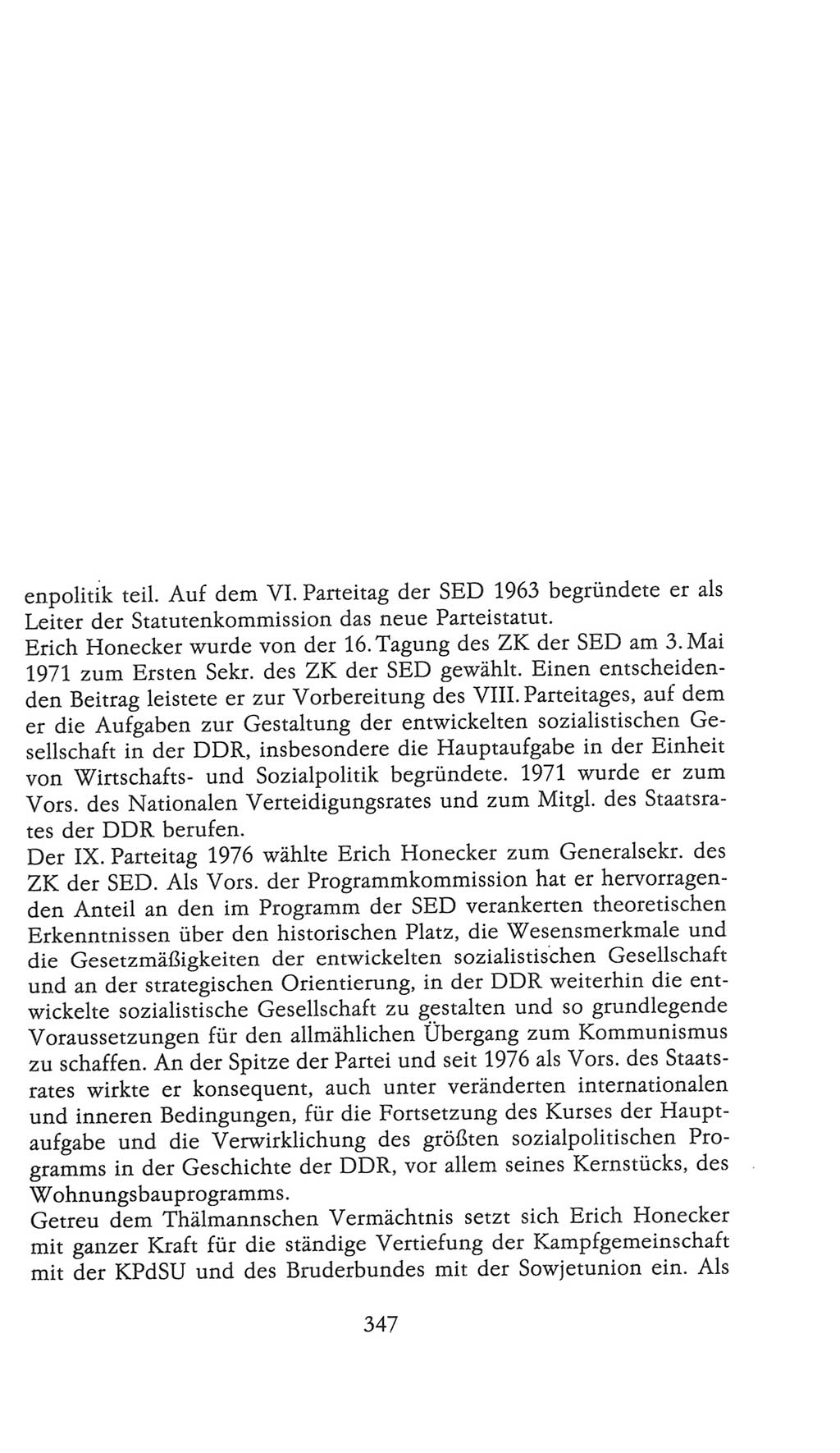Volkskammer (VK) der Deutschen Demokratischen Republik (DDR), 9. Wahlperiode 1986-1990, Seite 347 (VK. DDR 9. WP. 1986-1990, S. 347)