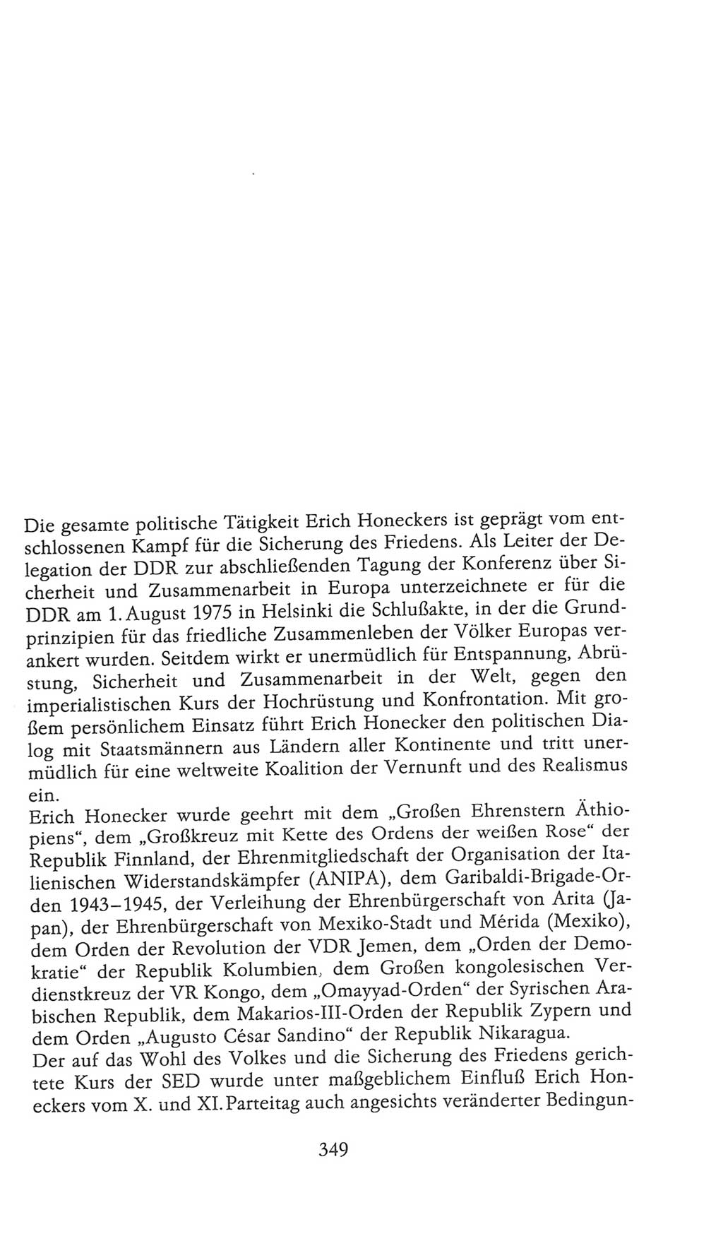 Volkskammer (VK) der Deutschen Demokratischen Republik (DDR), 9. Wahlperiode 1986-1990, Seite 349 (VK. DDR 9. WP. 1986-1990, S. 349)