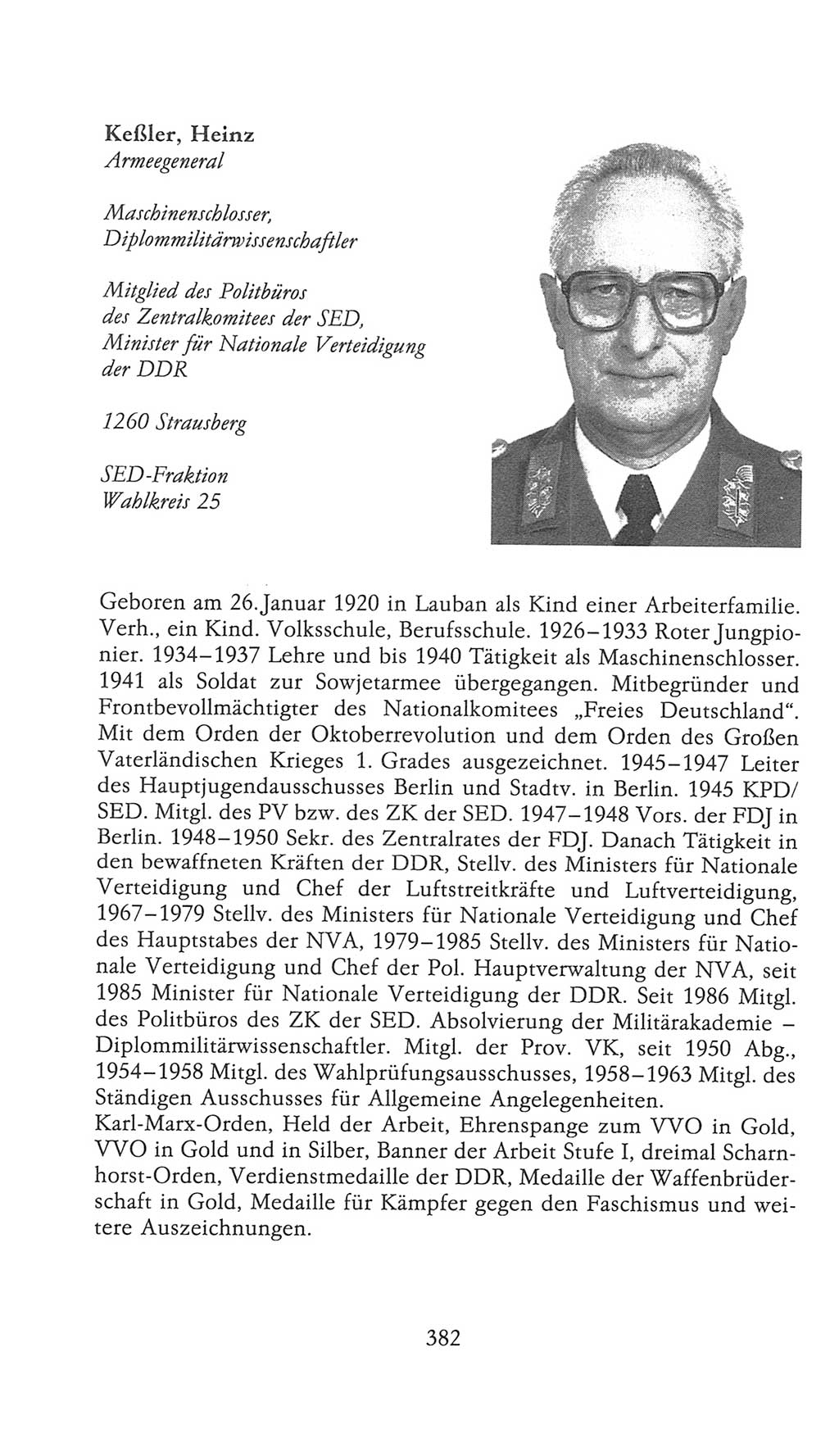Volkskammer (VK) der Deutschen Demokratischen Republik (DDR), 9. Wahlperiode 1986-1990, Seite 382 (VK. DDR 9. WP. 1986-1990, S. 382)