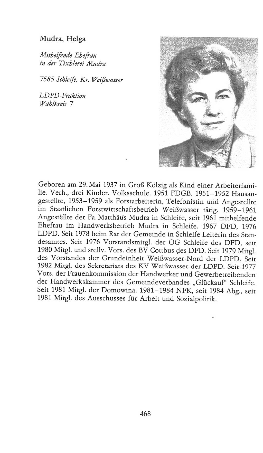 Volkskammer (VK) der Deutschen Demokratischen Republik (DDR), 9. Wahlperiode 1986-1990, Seite 468 (VK. DDR 9. WP. 1986-1990, S. 468)