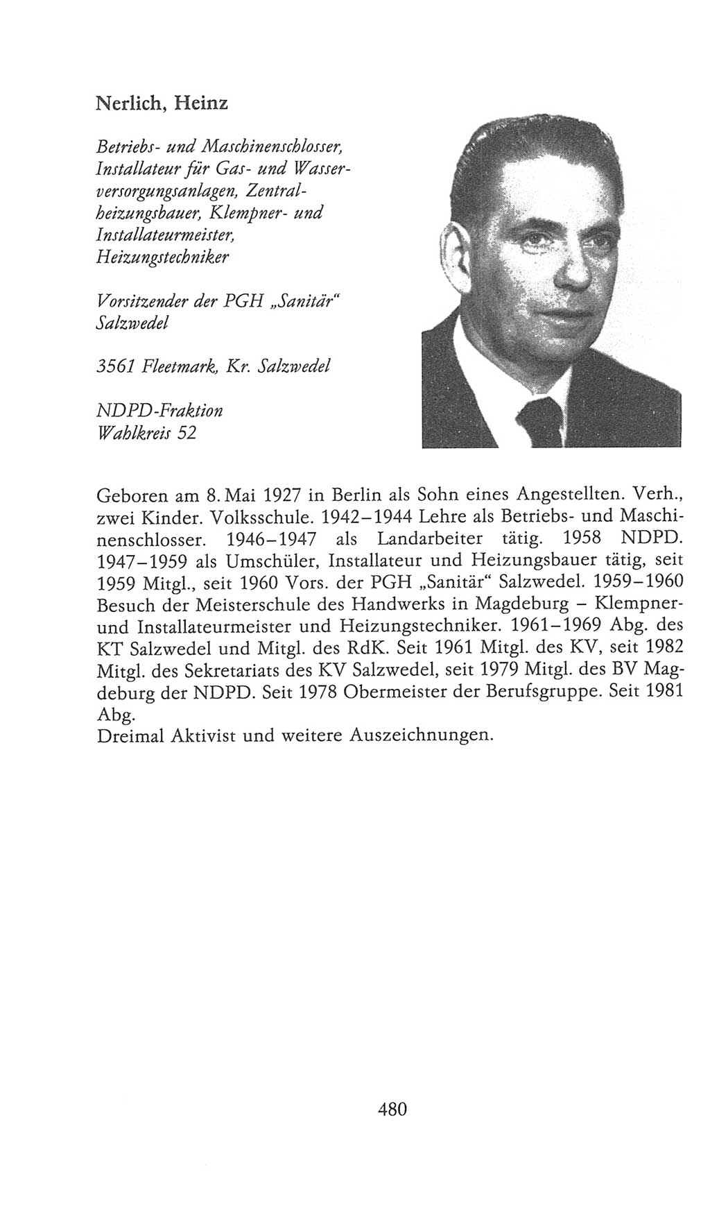 Volkskammer (VK) der Deutschen Demokratischen Republik (DDR), 9. Wahlperiode 1986-1990, Seite 480 (VK. DDR 9. WP. 1986-1990, S. 480)