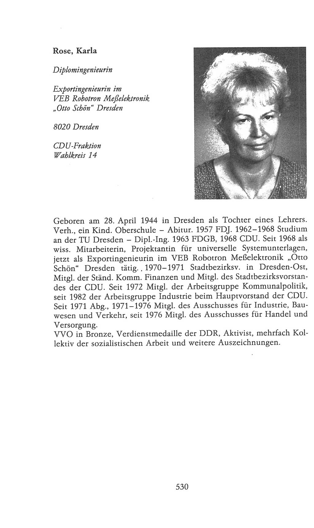 Volkskammer (VK) der Deutschen Demokratischen Republik (DDR), 9. Wahlperiode 1986-1990, Seite 530 (VK. DDR 9. WP. 1986-1990, S. 530)