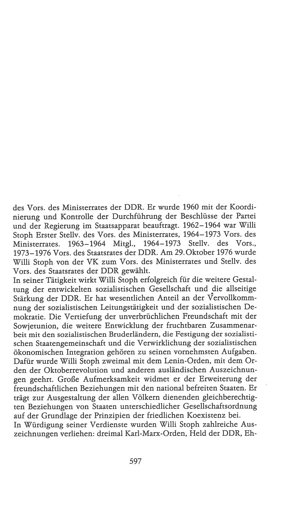 Volkskammer (VK) der Deutschen Demokratischen Republik (DDR), 9. Wahlperiode 1986-1990, Seite 597 (VK. DDR 9. WP. 1986-1990, S. 597)