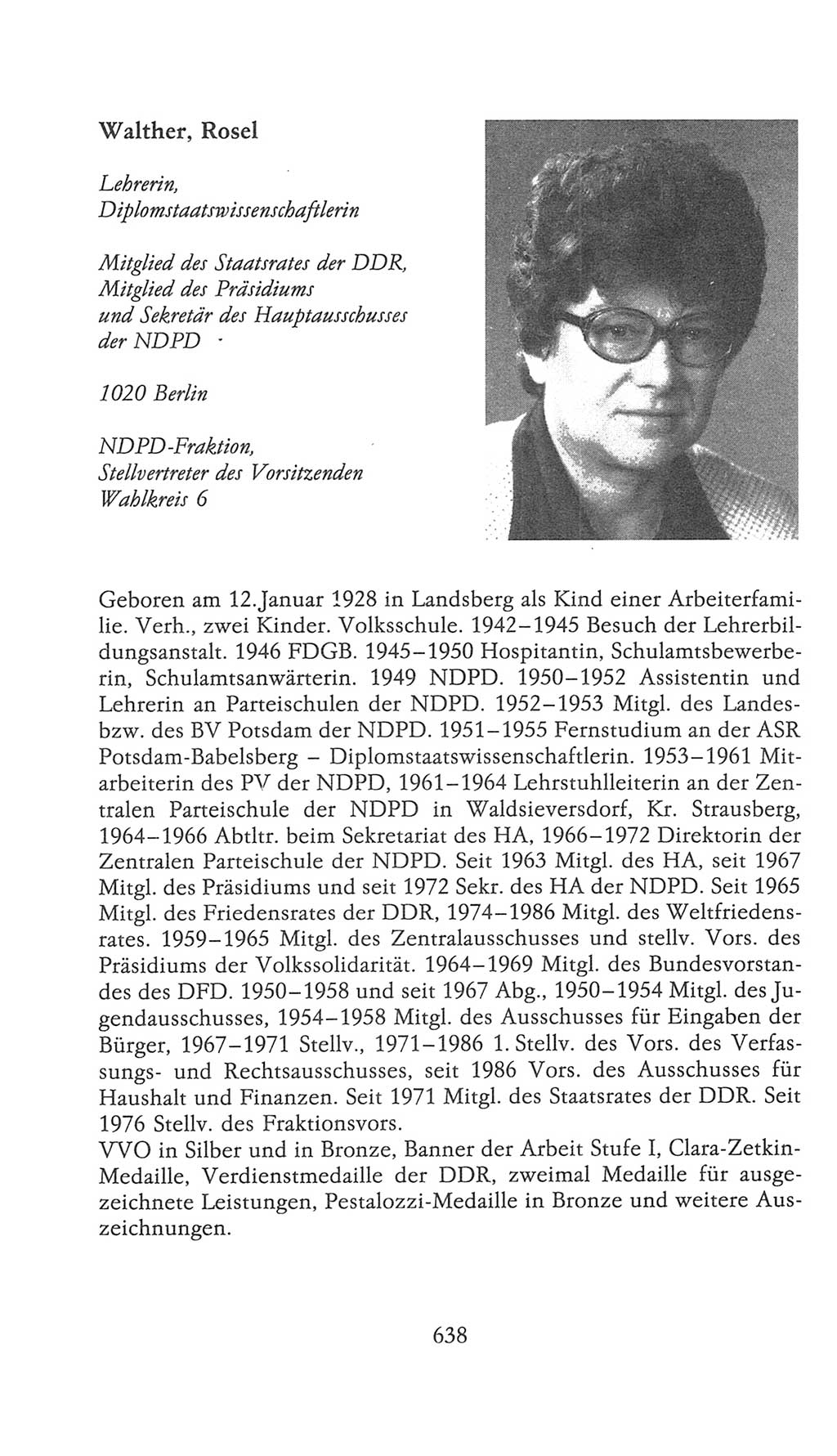 Volkskammer (VK) der Deutschen Demokratischen Republik (DDR), 9. Wahlperiode 1986-1990, Seite 638 (VK. DDR 9. WP. 1986-1990, S. 638)