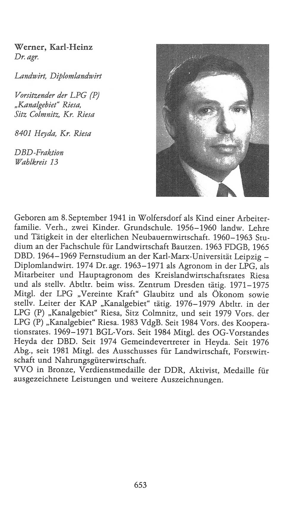 Volkskammer (VK) der Deutschen Demokratischen Republik (DDR), 9. Wahlperiode 1986-1990, Seite 653 (VK. DDR 9. WP. 1986-1990, S. 653)