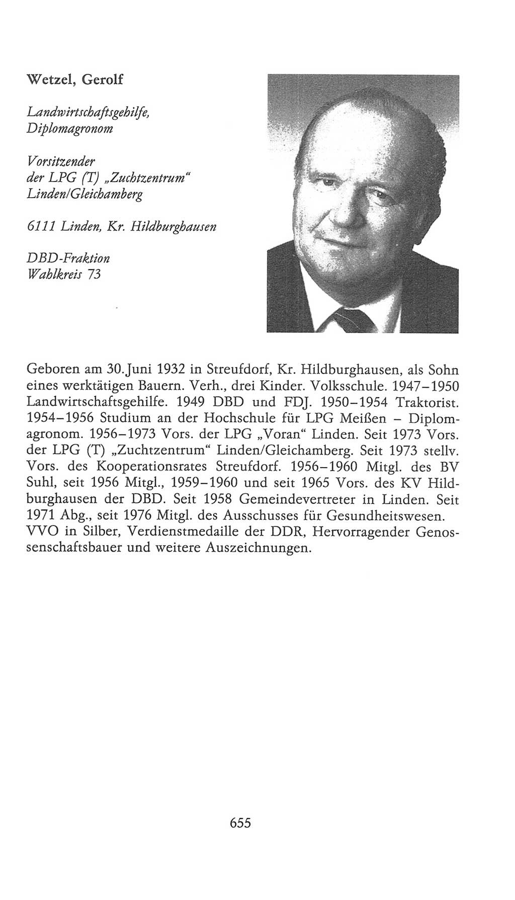 Volkskammer (VK) der Deutschen Demokratischen Republik (DDR), 9. Wahlperiode 1986-1990, Seite 655 (VK. DDR 9. WP. 1986-1990, S. 655)