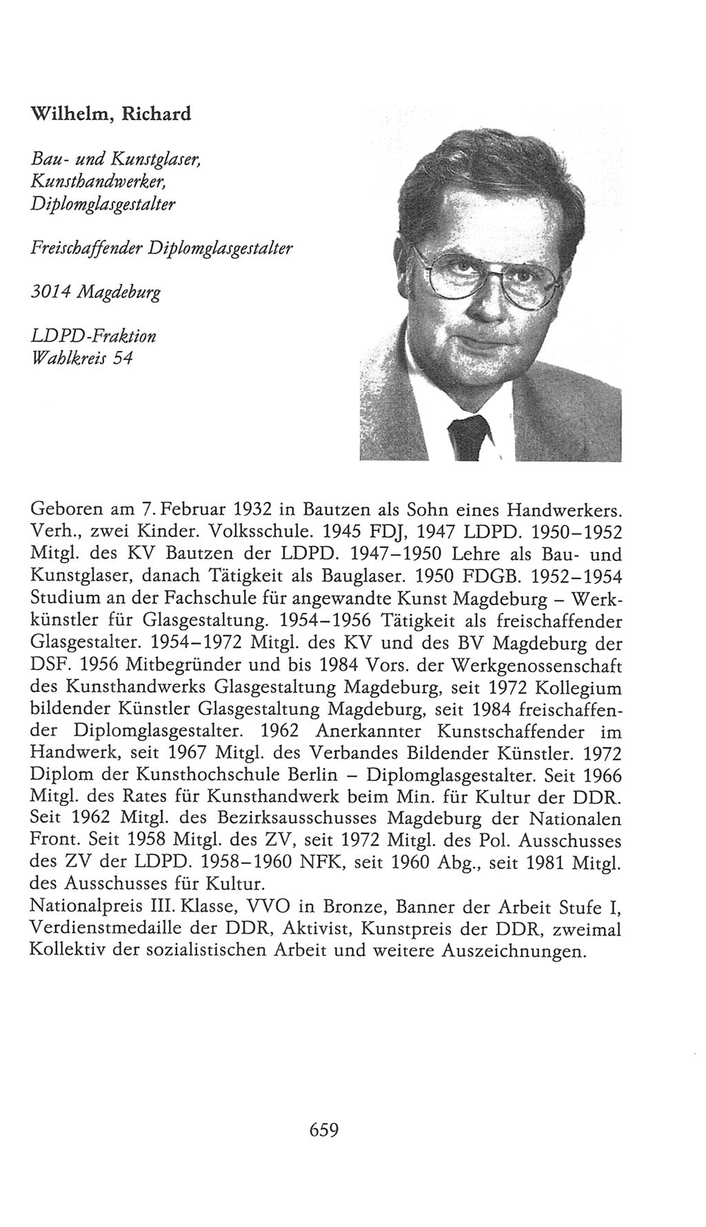 Volkskammer (VK) der Deutschen Demokratischen Republik (DDR), 9. Wahlperiode 1986-1990, Seite 659 (VK. DDR 9. WP. 1986-1990, S. 659)