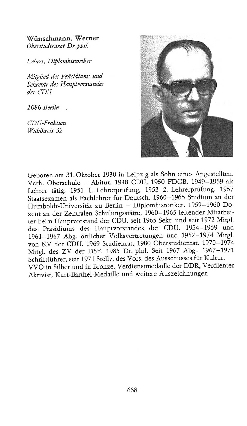 Volkskammer (VK) der Deutschen Demokratischen Republik (DDR), 9. Wahlperiode 1986-1990, Seite 668 (VK. DDR 9. WP. 1986-1990, S. 668)