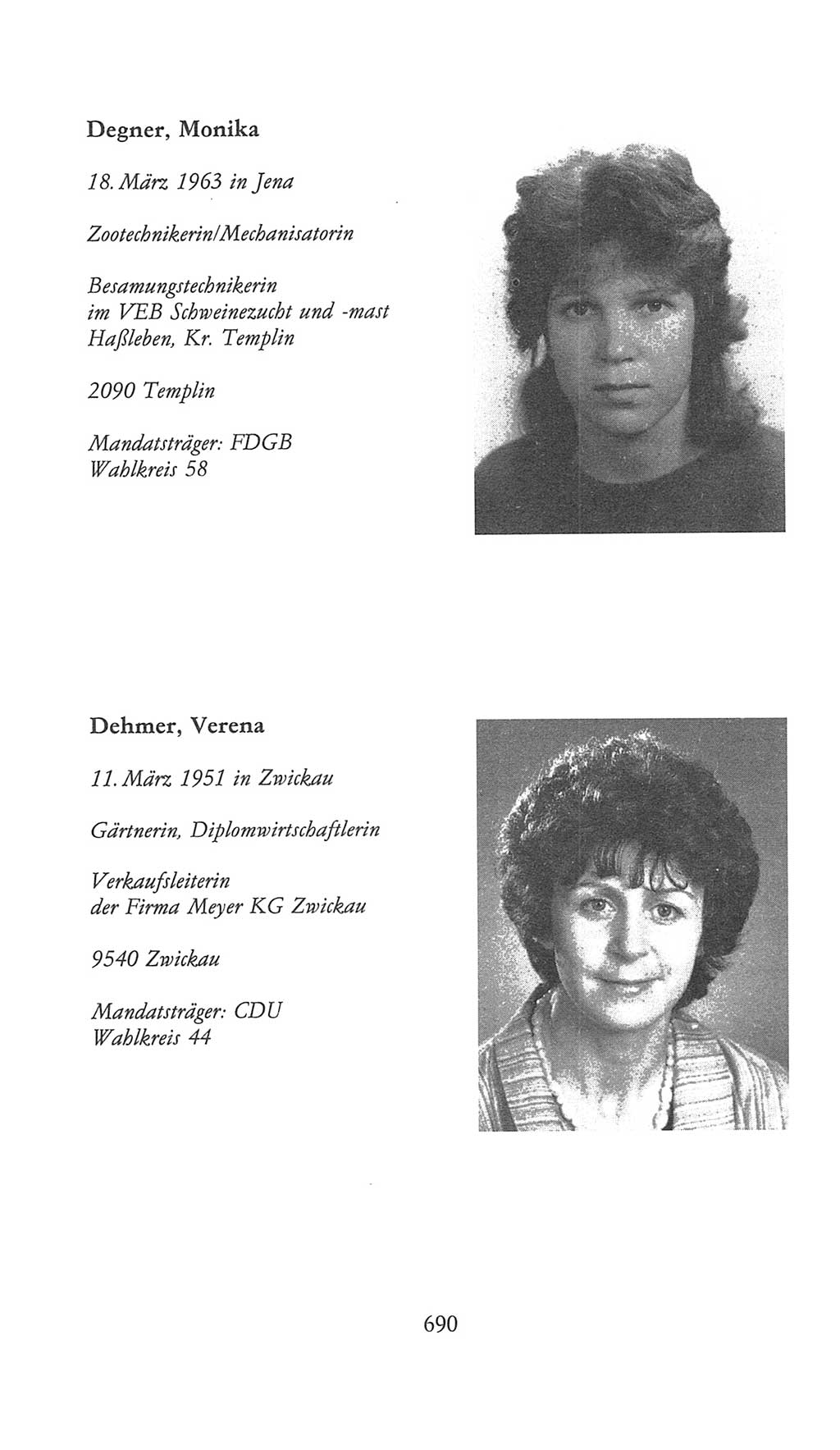 Volkskammer (VK) der Deutschen Demokratischen Republik (DDR), 9. Wahlperiode 1986-1990, Seite 690 (VK. DDR 9. WP. 1986-1990, S. 690)
