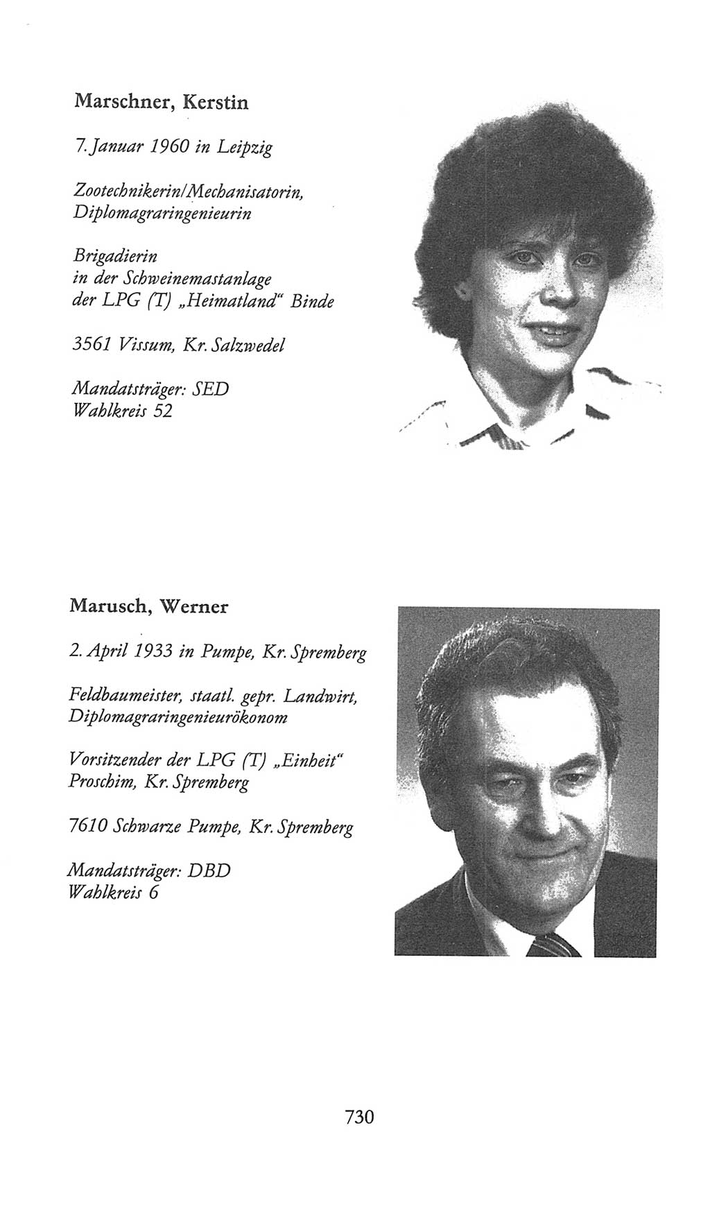 Volkskammer (VK) der Deutschen Demokratischen Republik (DDR), 9. Wahlperiode 1986-1990, Seite 730 (VK. DDR 9. WP. 1986-1990, S. 730)