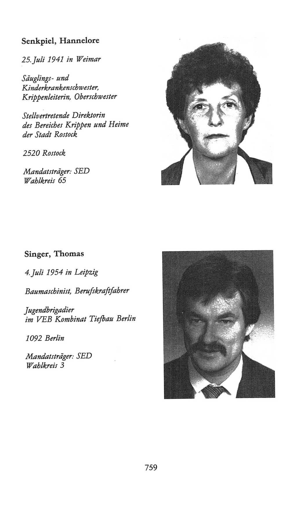 Volkskammer (VK) der Deutschen Demokratischen Republik (DDR), 9. Wahlperiode 1986-1990, Seite 759 (VK. DDR 9. WP. 1986-1990, S. 759)