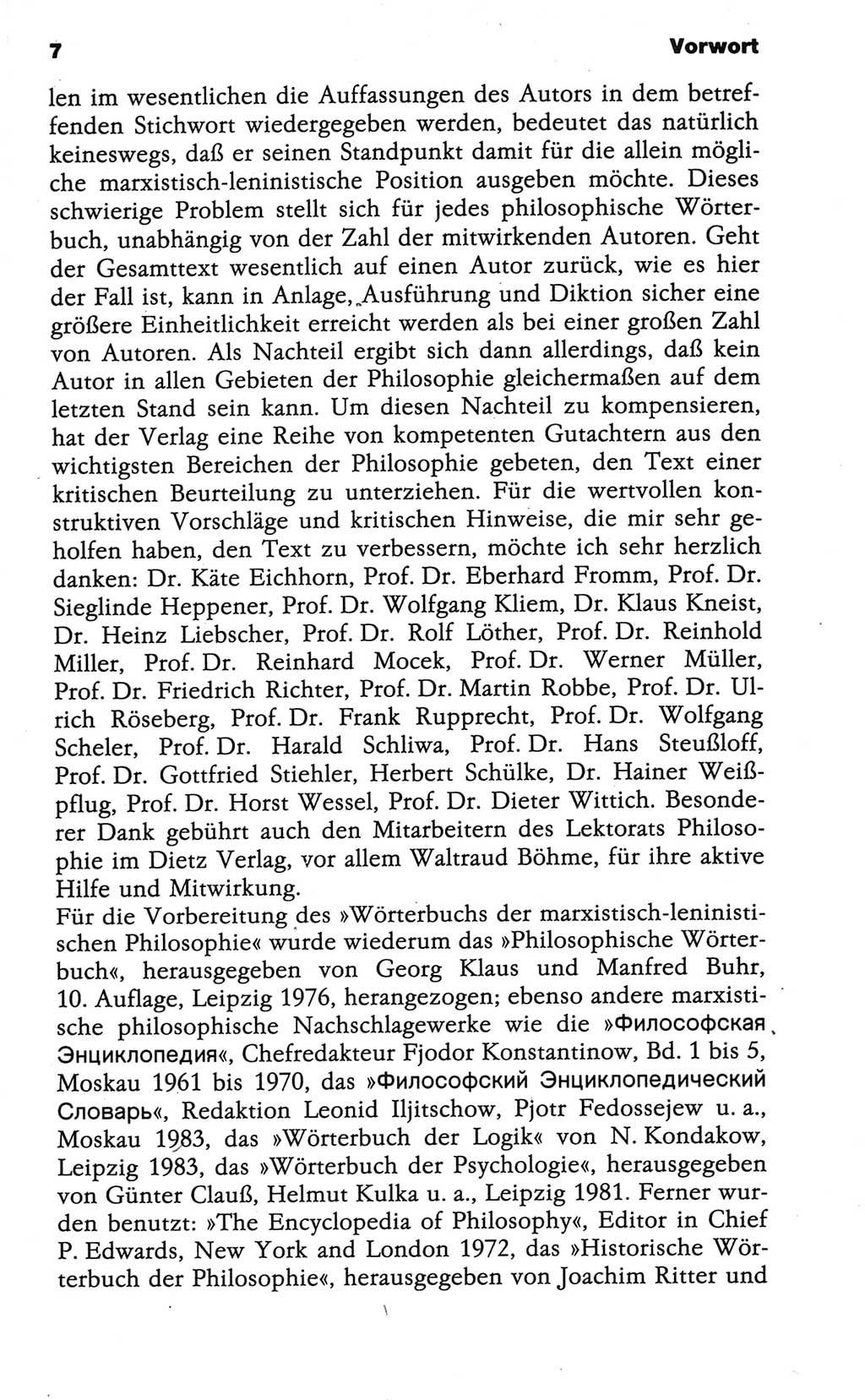Wörterbuch der marxistisch-leninistischen Philosophie [Deutsche Demokratische Republik (DDR)] 1986, Seite 7 (Wb. ML Phil. DDR 1986, S. 7)