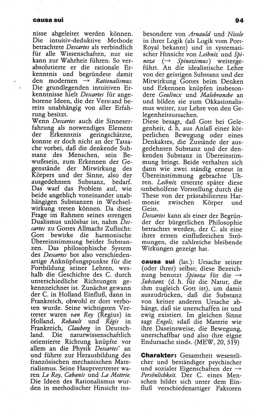 Wörterbuch der marxistisch-leninistischen Philosophie [Deutsche Demokratische Republik (DDR)] 1986, Seite 94 (Wb. ML Phil. DDR 1986, S. 94)