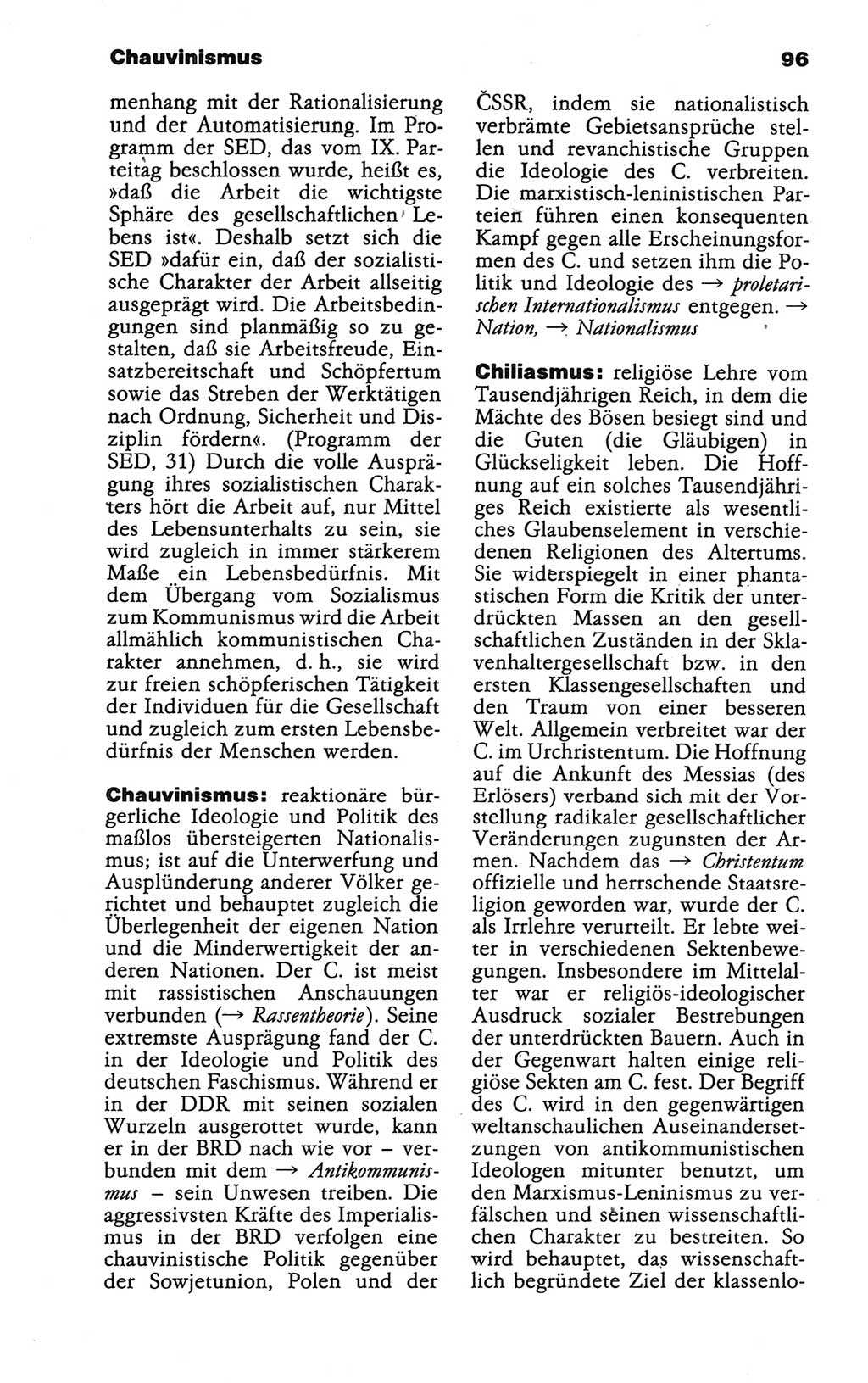 Wörterbuch der marxistisch-leninistischen Philosophie [Deutsche Demokratische Republik (DDR)] 1986, Seite 96 (Wb. ML Phil. DDR 1986, S. 96)