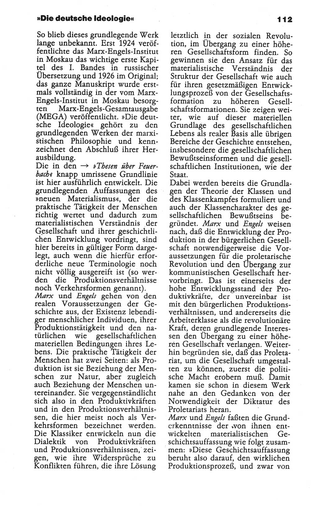 Wörterbuch der marxistisch-leninistischen Philosophie [Deutsche Demokratische Republik (DDR)] 1986, Seite 112 (Wb. ML Phil. DDR 1986, S. 112)