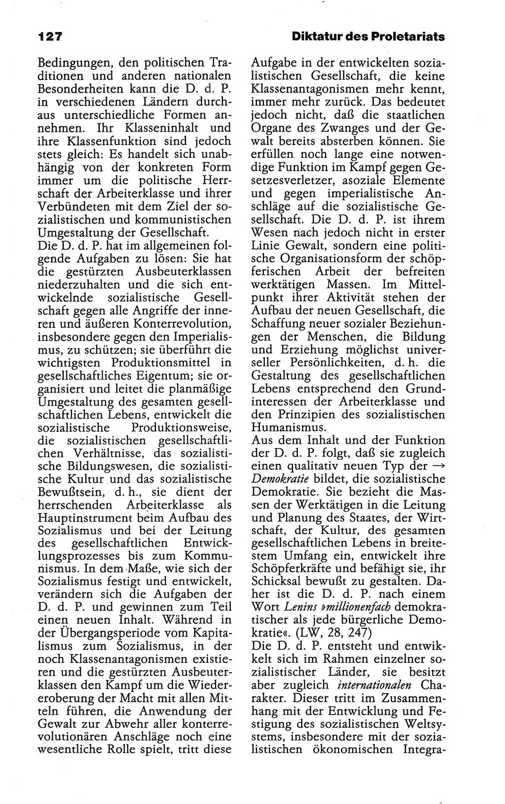 Wörterbuch der marxistisch-leninistischen Philosophie [Deutsche Demokratische Republik (DDR)] 1986, Seite 127 (Wb. ML Phil. DDR 1986, S. 127)