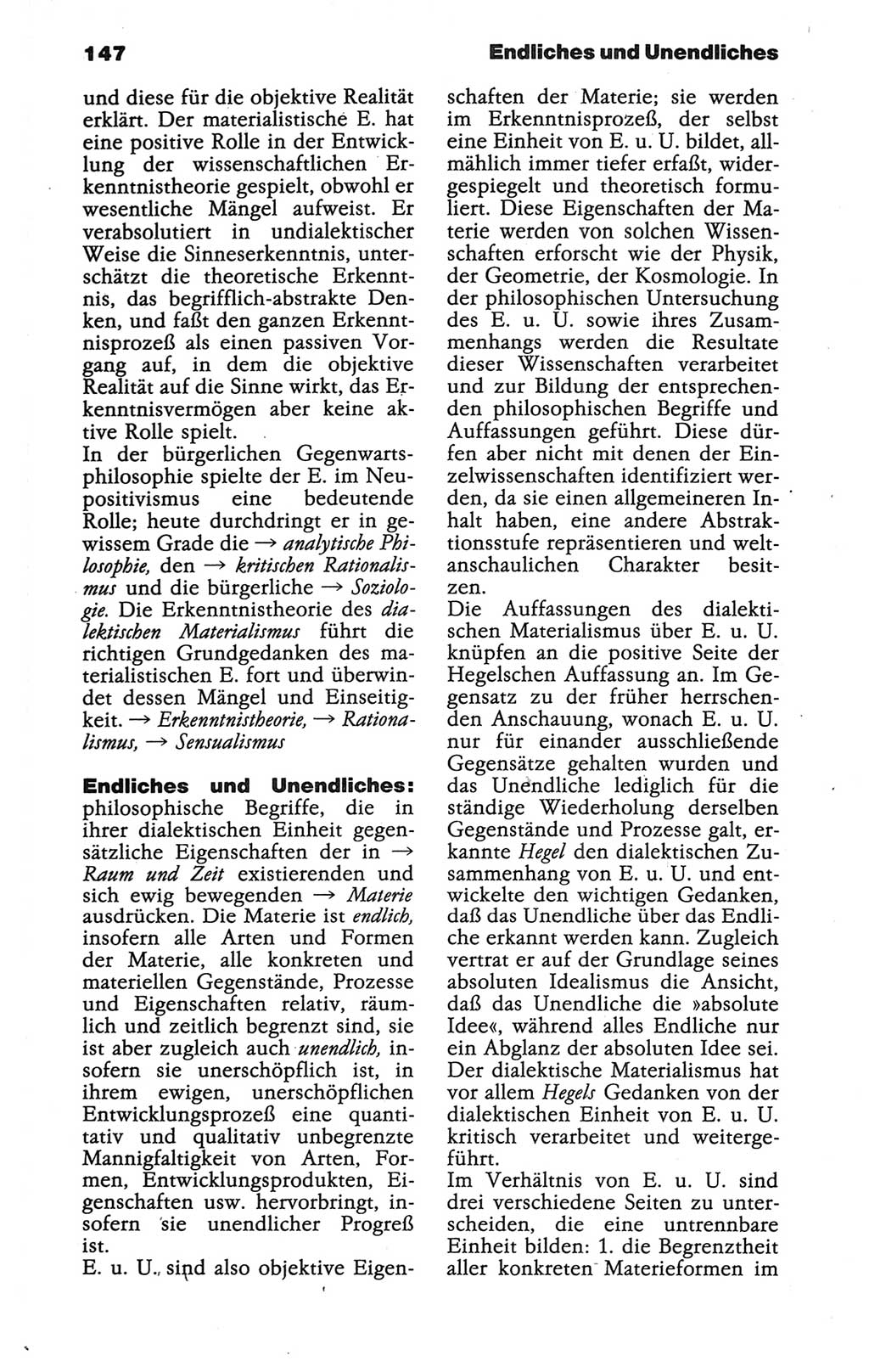 Wörterbuch der marxistisch-leninistischen Philosophie [Deutsche Demokratische Republik (DDR)] 1986, Seite 147 (Wb. ML Phil. DDR 1986, S. 147)