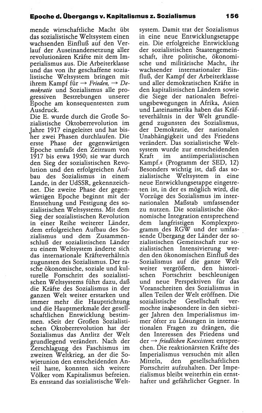 Wörterbuch der marxistisch-leninistischen Philosophie [Deutsche Demokratische Republik (DDR)] 1986, Seite 156 (Wb. ML Phil. DDR 1986, S. 156)