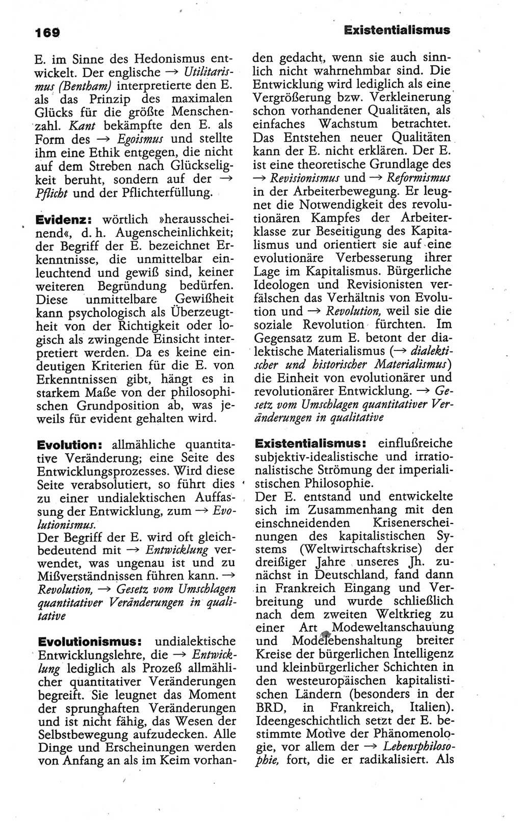 Wörterbuch der marxistisch-leninistischen Philosophie [Deutsche Demokratische Republik (DDR)] 1986, Seite 169 (Wb. ML Phil. DDR 1986, S. 169)
