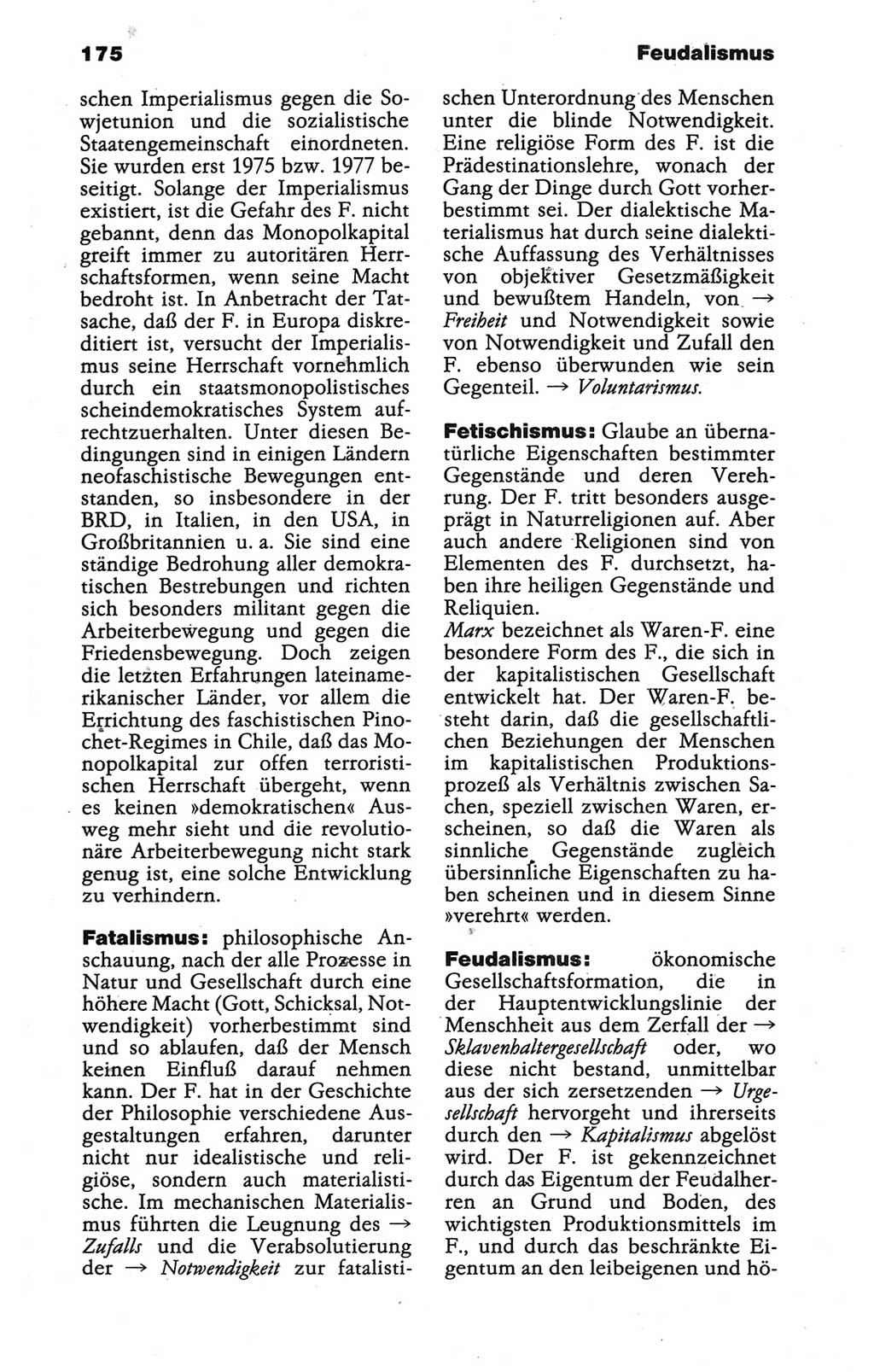 Wörterbuch der marxistisch-leninistischen Philosophie [Deutsche Demokratische Republik (DDR)] 1986, Seite 175 (Wb. ML Phil. DDR 1986, S. 175)