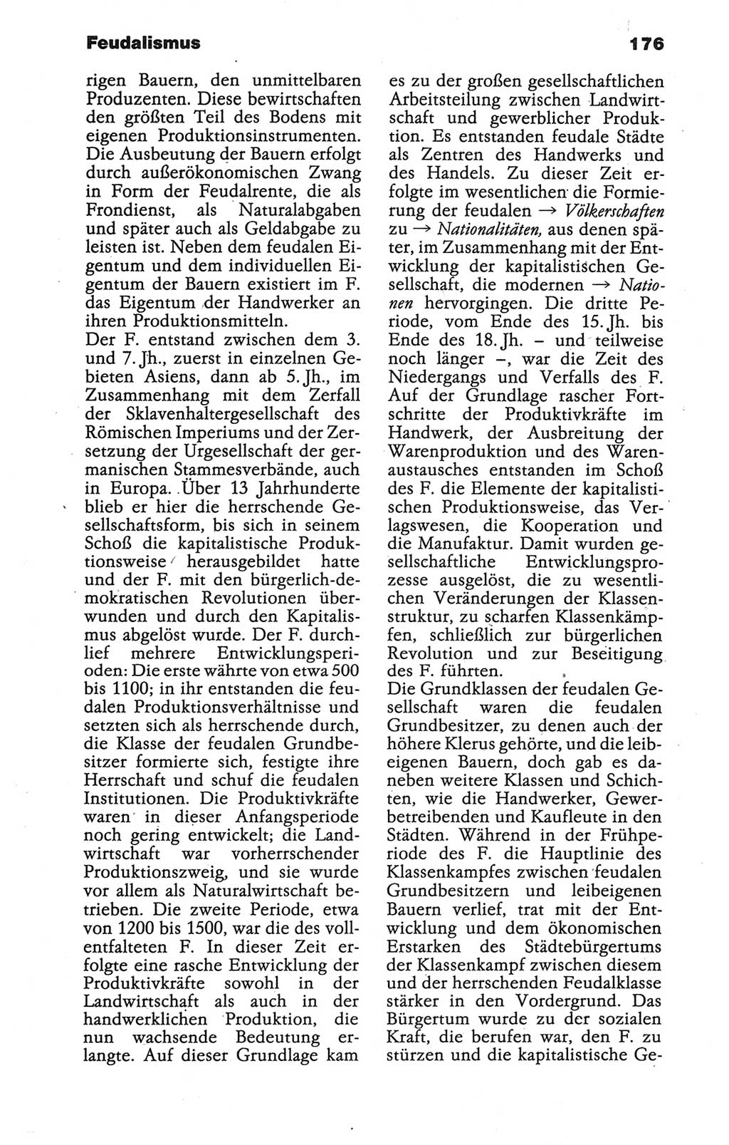 Wörterbuch der marxistisch-leninistischen Philosophie [Deutsche Demokratische Republik (DDR)] 1986, Seite 176 (Wb. ML Phil. DDR 1986, S. 176)