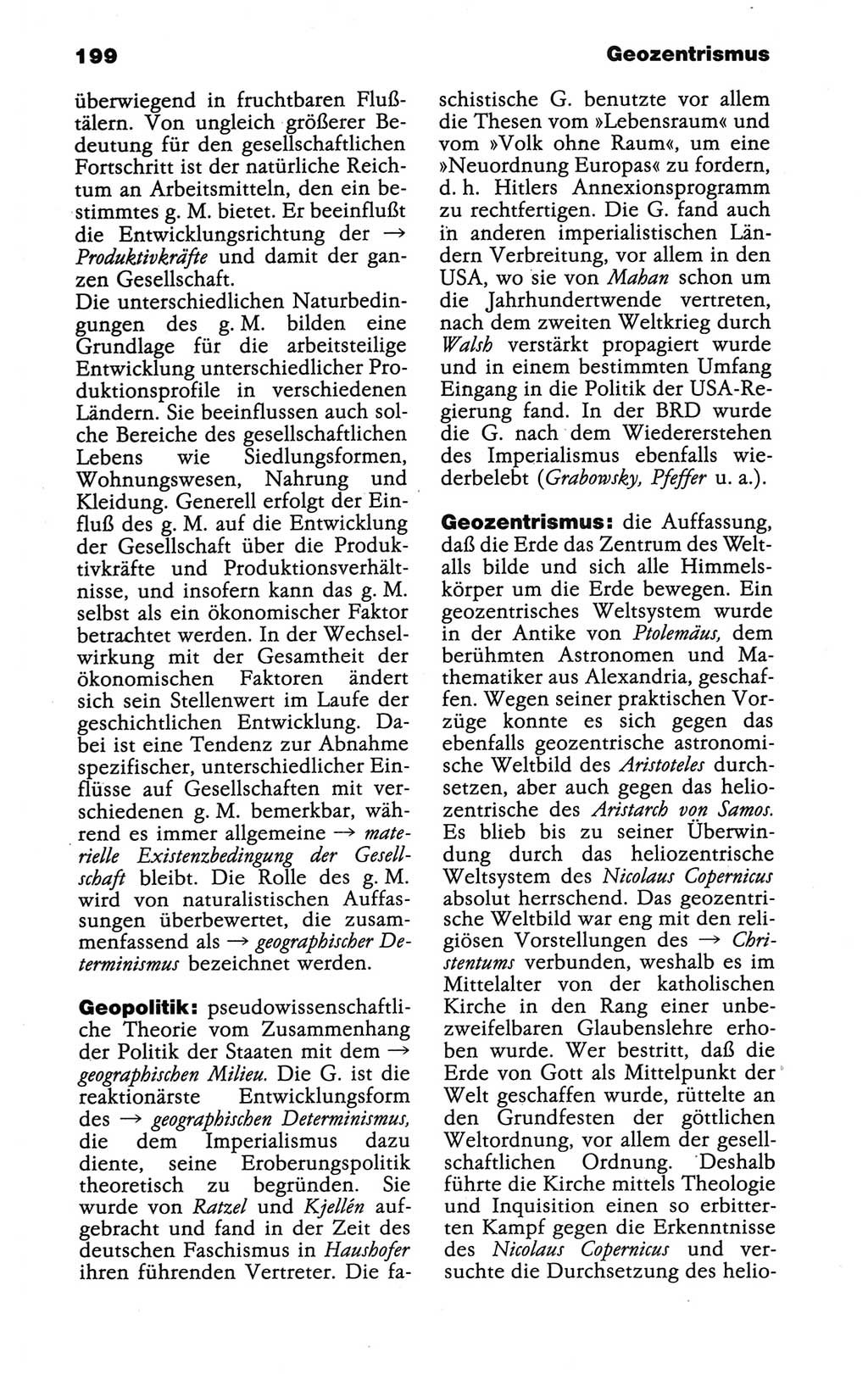 Wörterbuch der marxistisch-leninistischen Philosophie [Deutsche Demokratische Republik (DDR)] 1986, Seite 199 (Wb. ML Phil. DDR 1986, S. 199)