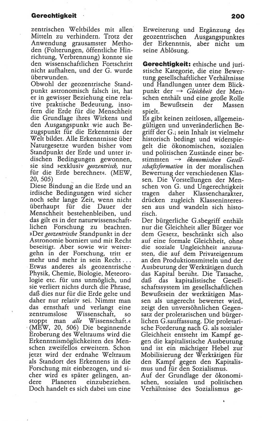 Wörterbuch der marxistisch-leninistischen Philosophie [Deutsche Demokratische Republik (DDR)] 1986, Seite 200 (Wb. ML Phil. DDR 1986, S. 200)