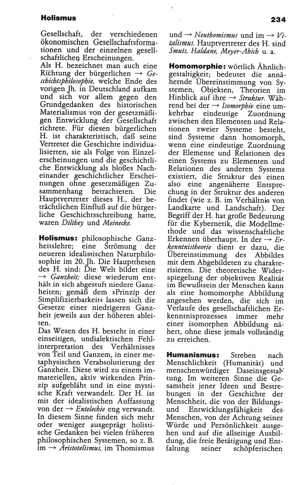 Wörterbuch der marxistisch-leninistischen Philosophie [Deutsche Demokratische Republik (DDR)] 1986, Seite 234 (Wb. ML Phil. DDR 1986, S. 234)