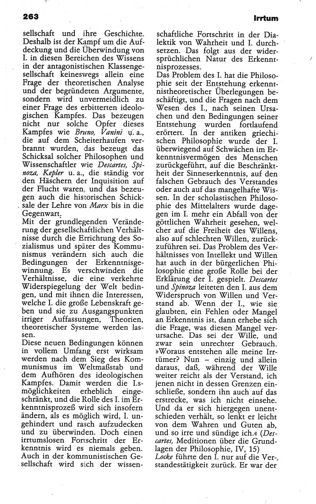 Wörterbuch der marxistisch-leninistischen Philosophie [Deutsche Demokratische Republik (DDR)] 1986, Seite 263 (Wb. ML Phil. DDR 1986, S. 263)