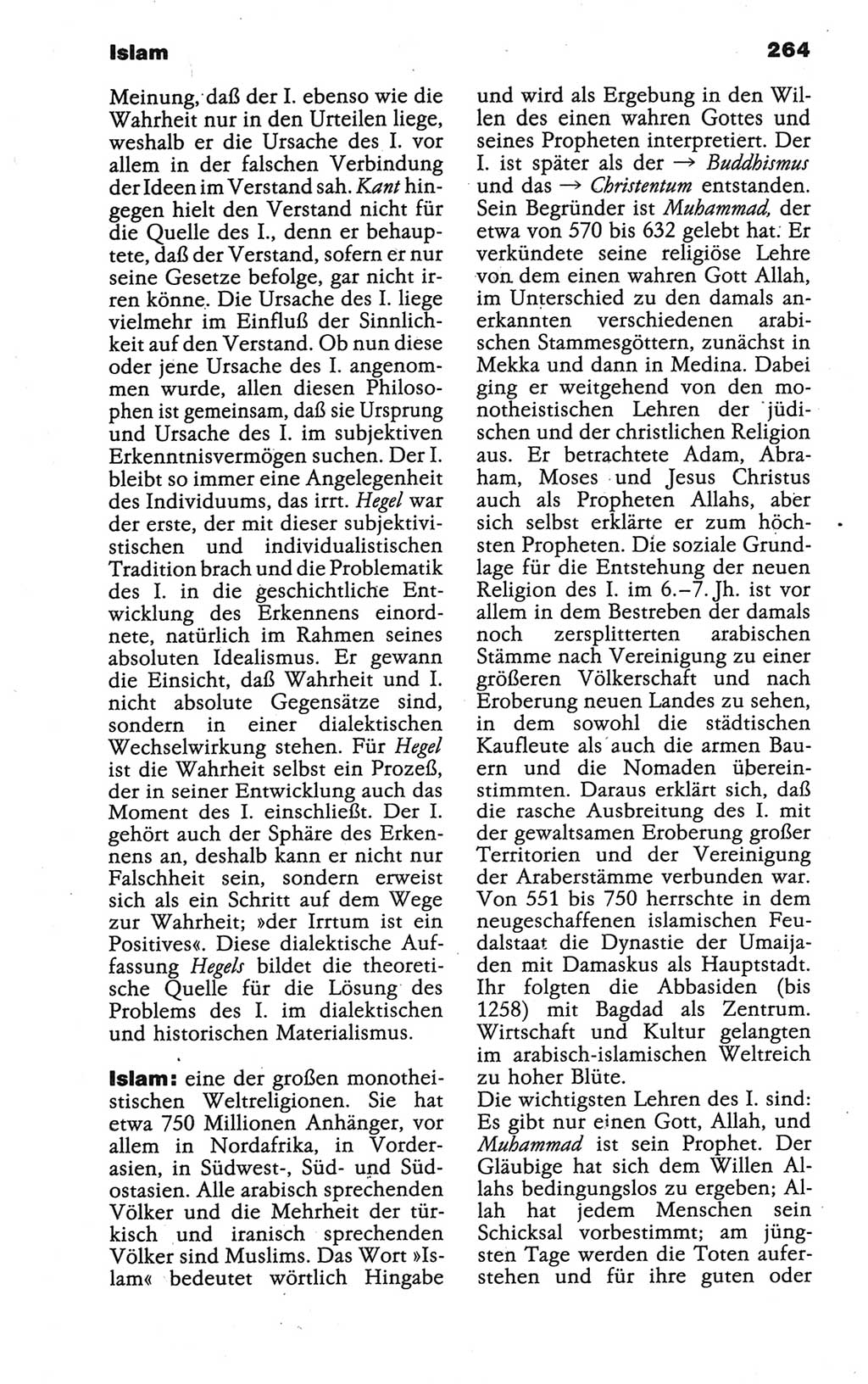 Wörterbuch der marxistisch-leninistischen Philosophie [Deutsche Demokratische Republik (DDR)] 1986, Seite 264 (Wb. ML Phil. DDR 1986, S. 264)